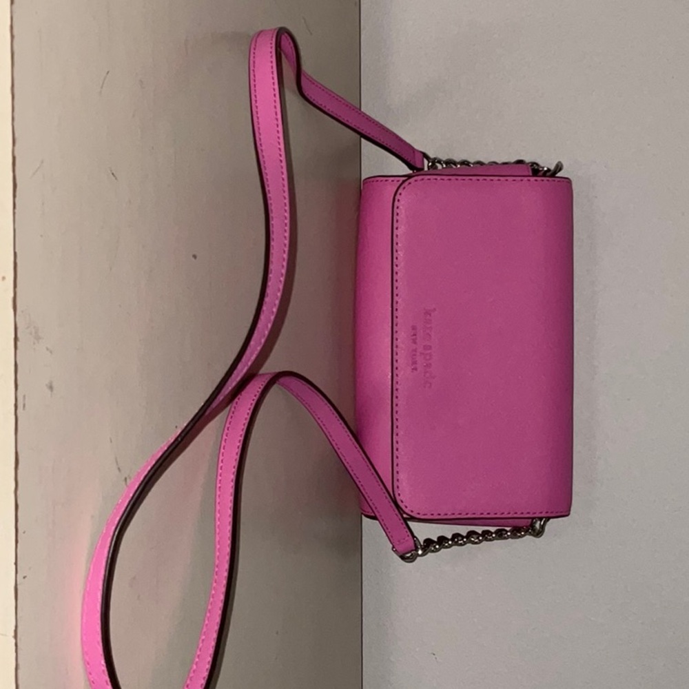 Kate Spade Pink Crossbody Bag with Adjustable Strap